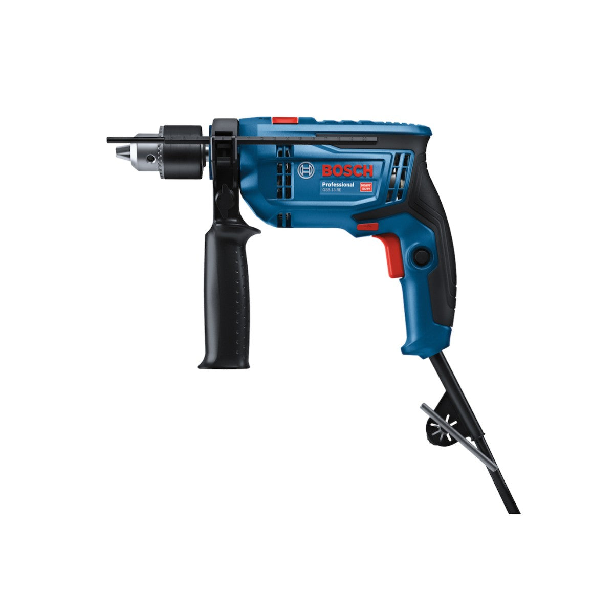 TALADRO PERCUTOR DE 1/2 GSB 13 RE 750 WATTS 3800 RPM INCLUYE 23 BROCAS, BOSCH