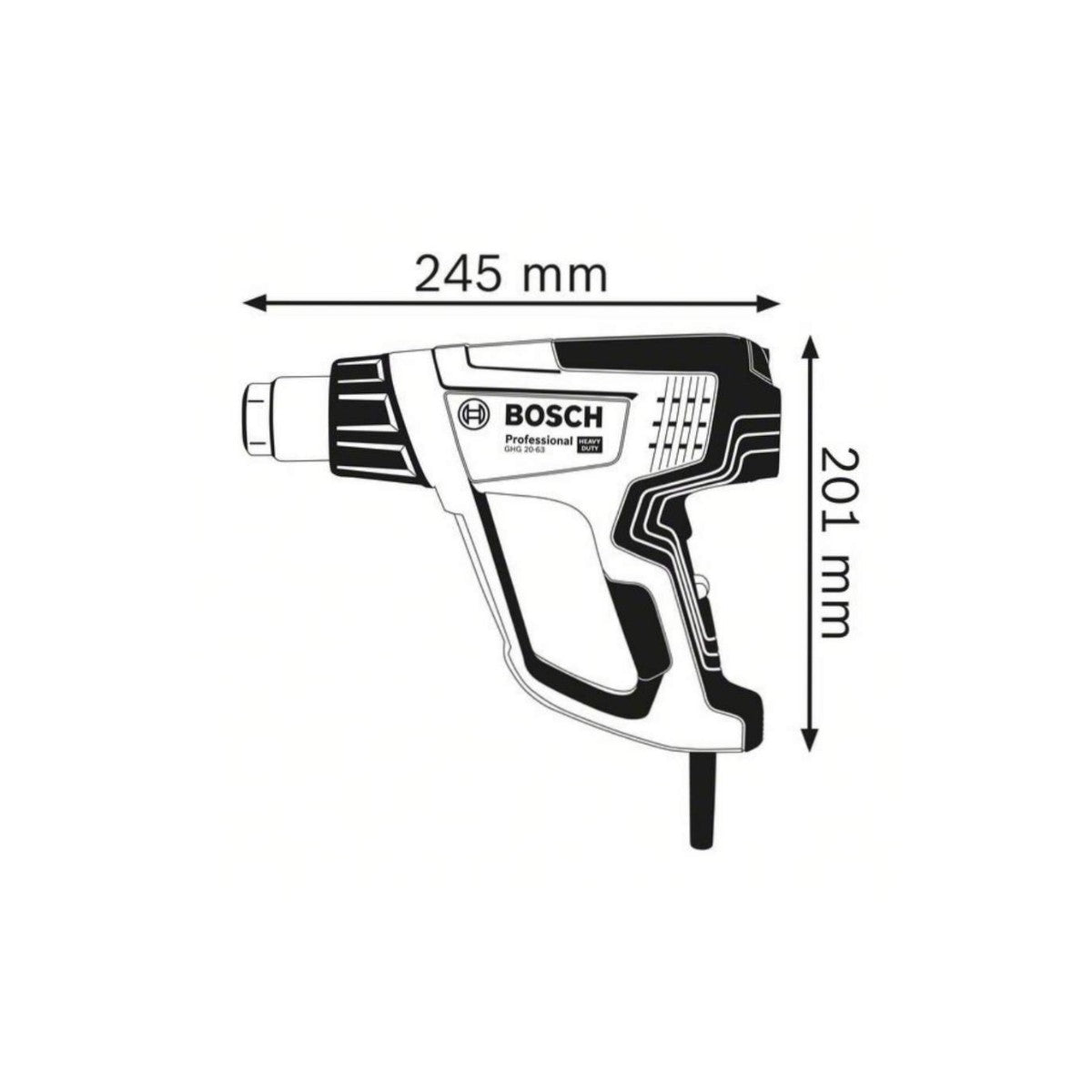 Decapador De Aire Ghg 20-63, BOSCH