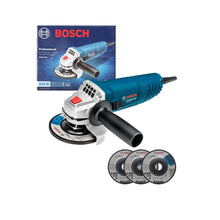 AMOLADORA DE 4 1/2 GWS 850 850 WATTS 11000 RPM EJE 5/8 + 3 DISCOS DE CORTE, BOSCH