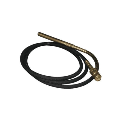 Manguera Para Vibrador Eléctrico JF, 4 mts cabezal 38 mm