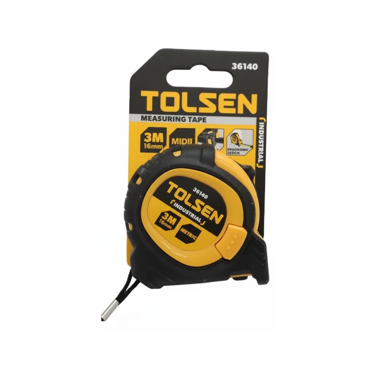 Cinta metrica industrial de 3mts, TOLSEN