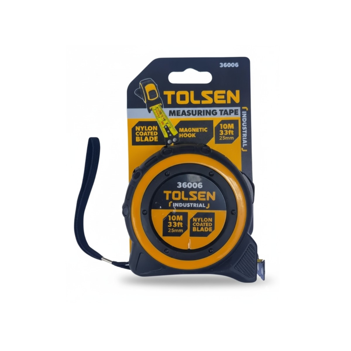 Cinta metrica industrial de 10mts, TOLSEN