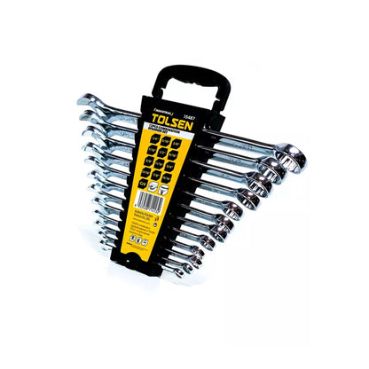 Juego De Llaves Cola Y Corona 14 Piezas (6,7,8,10,12,13,14,17,19,22,24,27,30,32), TOLSEN