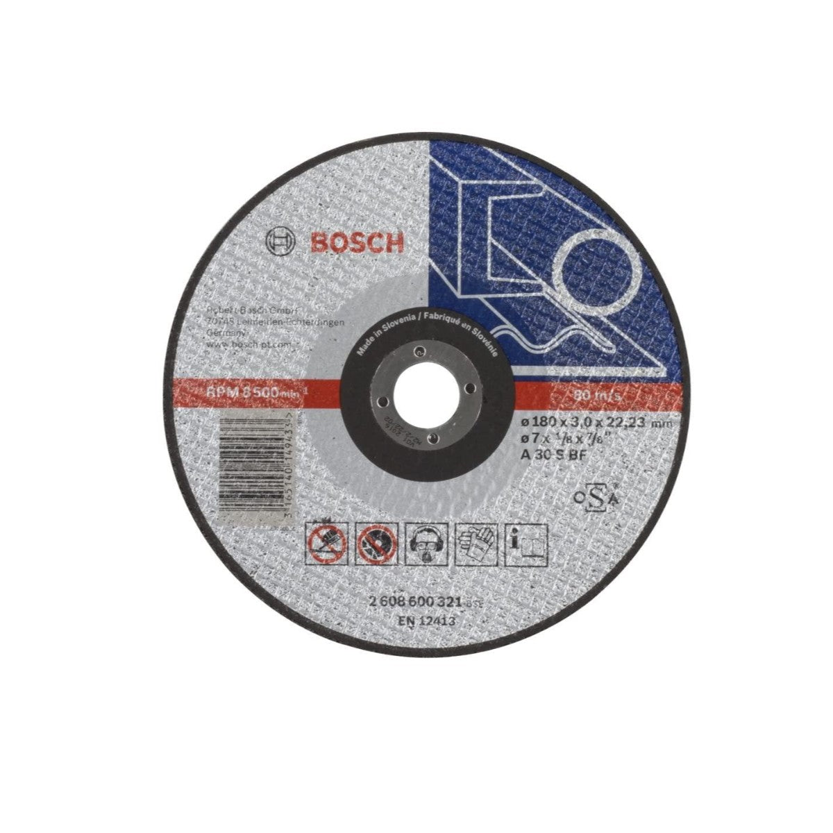 Expert for Inox, Disco de Corte para Metal, 180 X 2 X 22.23 Milimetros, BOSCH