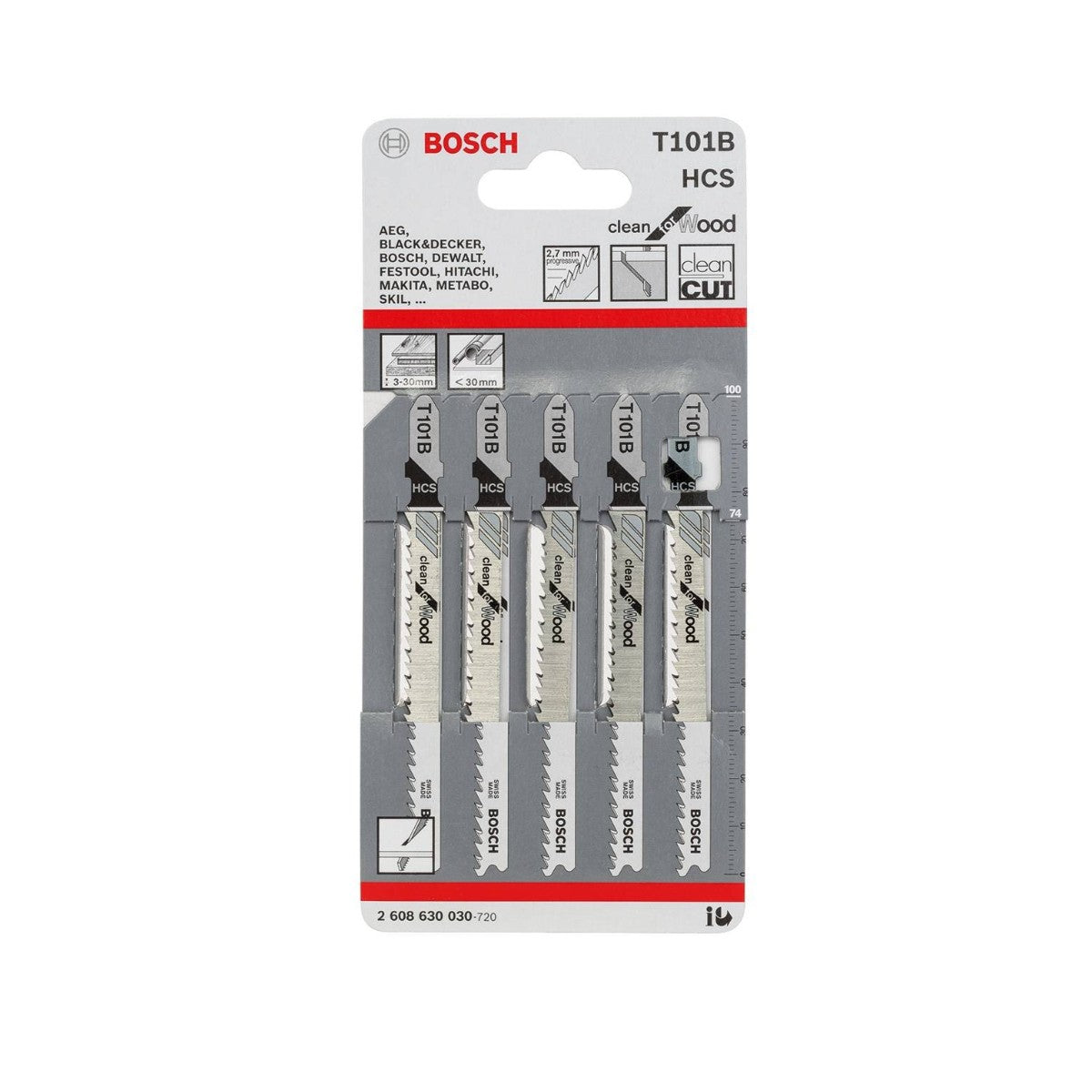 Juego De 5 Sierras T101Br, BOSCH