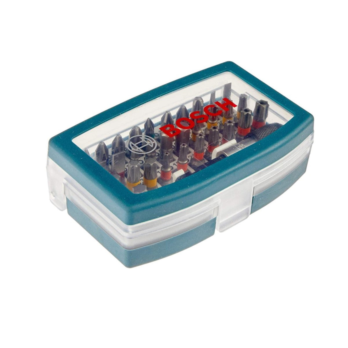 Set De 32 Piezas Para Atornillar Con 1 Soporte Universal De Cambio Rápido, Bosch