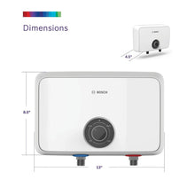Tronic 4000C Pro, Calentador Eléctrico de Paso Multipunto, 12 KW, 220 V, BOSCH