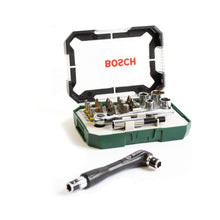 Set de 27 Piezas para Taladro Atornillador, Con Ratchet + Destornillador Angular, BOSCH