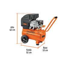 Kit, Compresor 25 L, 3 HP, Manguera De PVC Y Pistola, TRUPER
