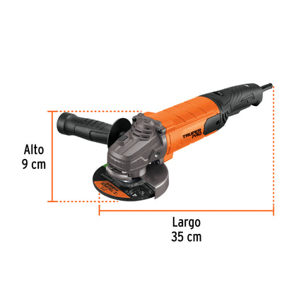 Esmeriladora Angular 4-1/2' 1100 W, Profesional, TRUPER