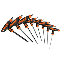 Juego 8 Llaves ALLEN STD Extralargas Mango T, Punta De Bola, TRUPER