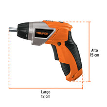 Destornillador Inalámbrico 3.6 V, 2 Posiciones, TRUPER
