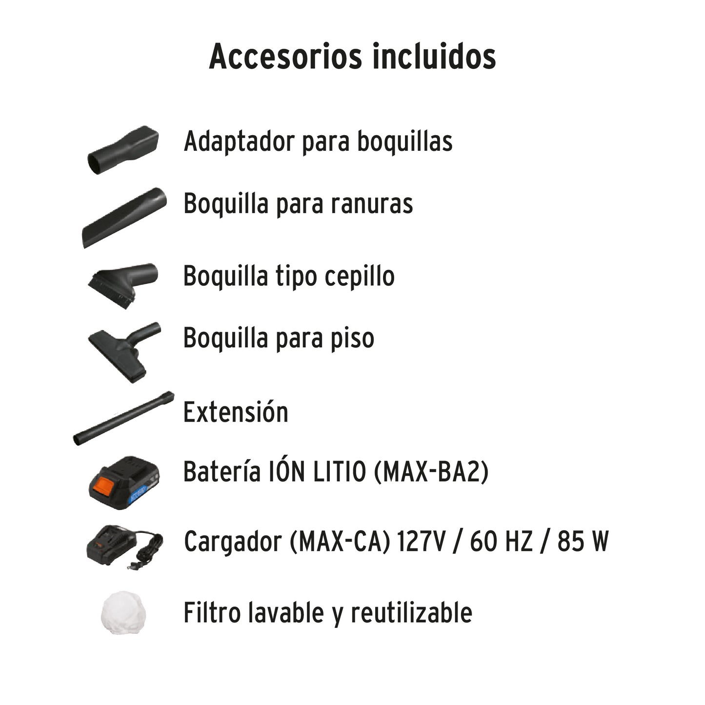 Aspiradora 20V Inalámbrica, TRUPER MAX