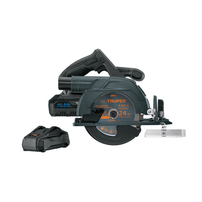 Sierra Circular 6-1/2"" 20V Inalámbrica, TRUPER