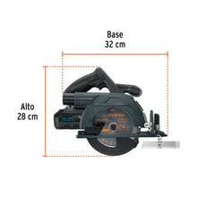 Sierra Circular 6-1/2"" 20V Inalámbrica, TRUPER