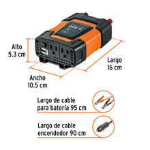Inversor De Corriente 200 W, TRUPER