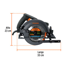 Sierra Circular 7-1/4' 1800 W, Industrial, TRUPER