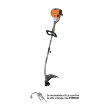 Desbrozadora A Gasolina 26CC Mango Tipo 'D', 17'Corte, Curva, TRUPER