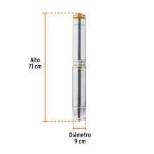 Bomba Sumegible Para Pozo Profundo, 1 HP, AGUA LIMPIA, TRUPER