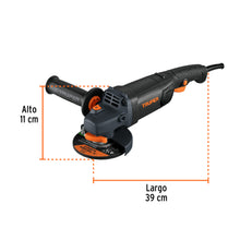 Esmeriladora Angular 4-1/2' 1250 W, Industrial, TRUPER