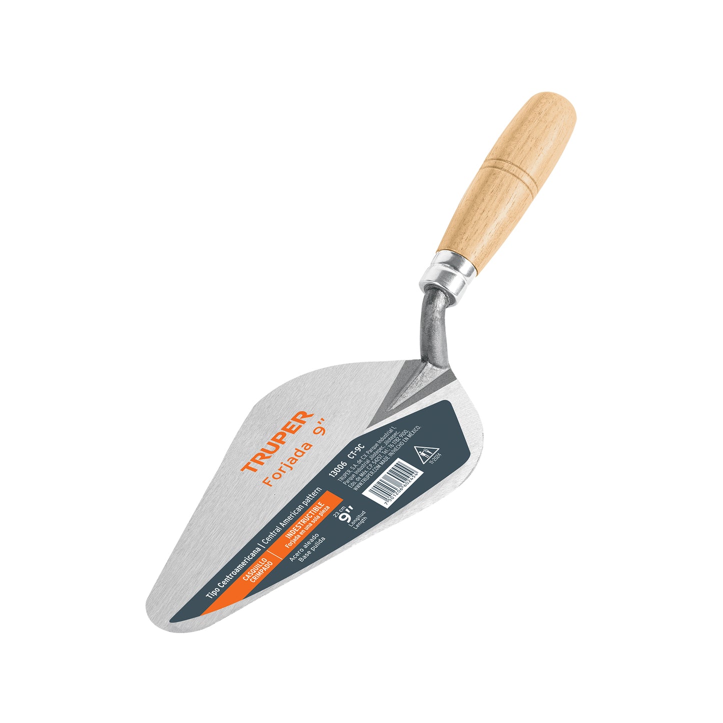 Cuchara Para Albañil 9' Forjada Tipo Centroamericana, TRUPER