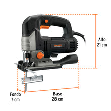 Sierra Caladora 750 W 5.9 A Velocidad Variable, Industrial, TRUPER