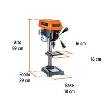 Taladro De Piso 8' De 250 W (1/3 HP), Broquero De 1/2', TRUPER