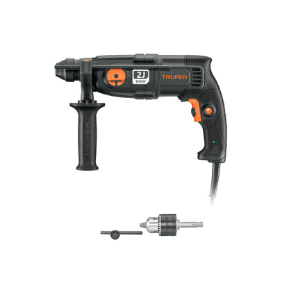 Rotomartillo SDS Plus 2 Joules 650 W, Industrial, TRUPER
