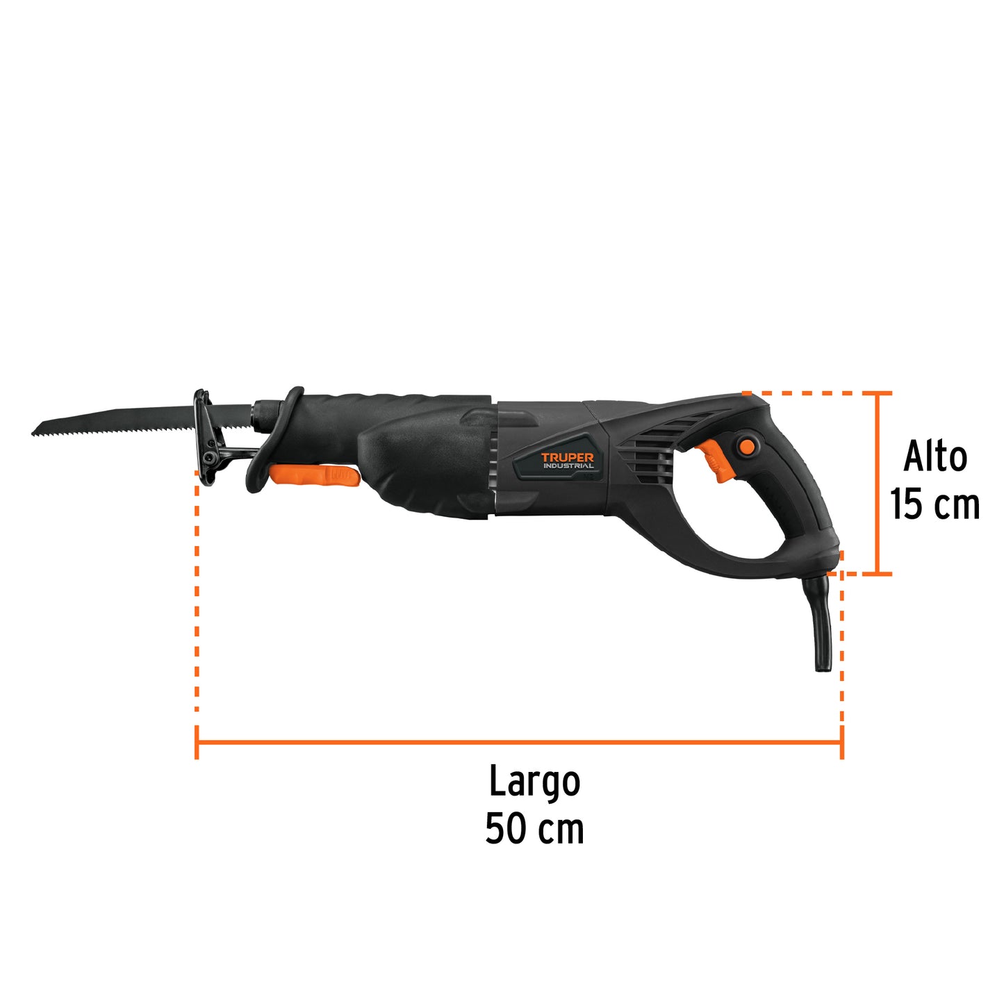 Sierra Sable 900 W Velocidad Variable, Industrial, TRUPER