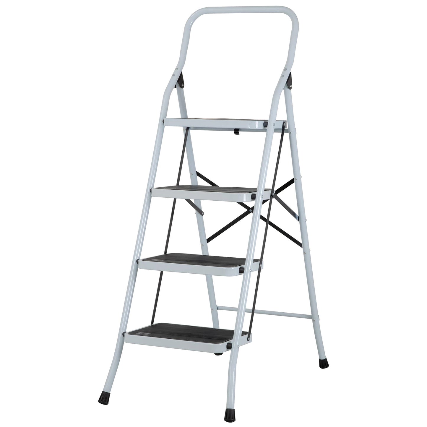 Escalera Tubular, Plegable, 4 Peldaños, PRETUL