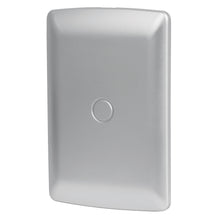 Placa De ABS Ciega, Línea Italiana, Color Plata, VOLTECK