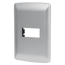 Placa 1 Módulo De ABS, Línea Italiana, Color Plata, VOLTECK