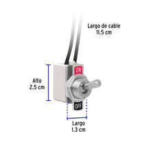 INTERRUPTOR DE PALANCA CON CABLE, VOLTECK