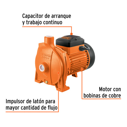 Bomba Centrífuga Para Agua Modelo Europeo,1-1/2 HP, TRUPER EXPERT