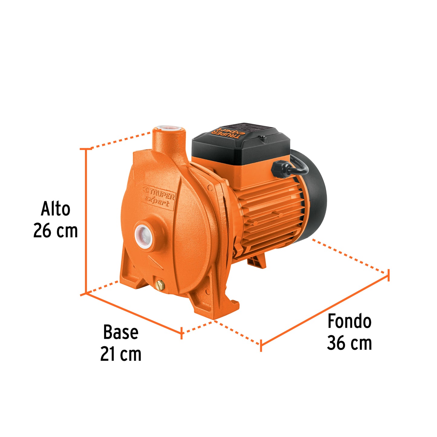 Bomba Centrífuga Para Agua Modelo Europeo,1-1/2 HP, TRUPER EXPERT