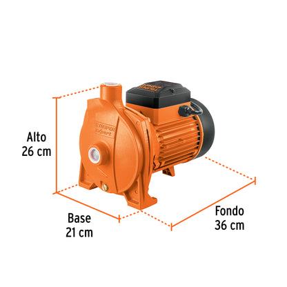 Bomba Centrífuga Para Agua Modelo Europeo,1-1/2 HP, TRUPER EXPERT
