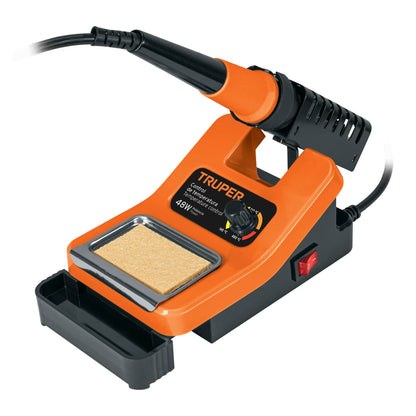 Cautín 48 W Profesional Para Electrónica Con Estación, TRUPER