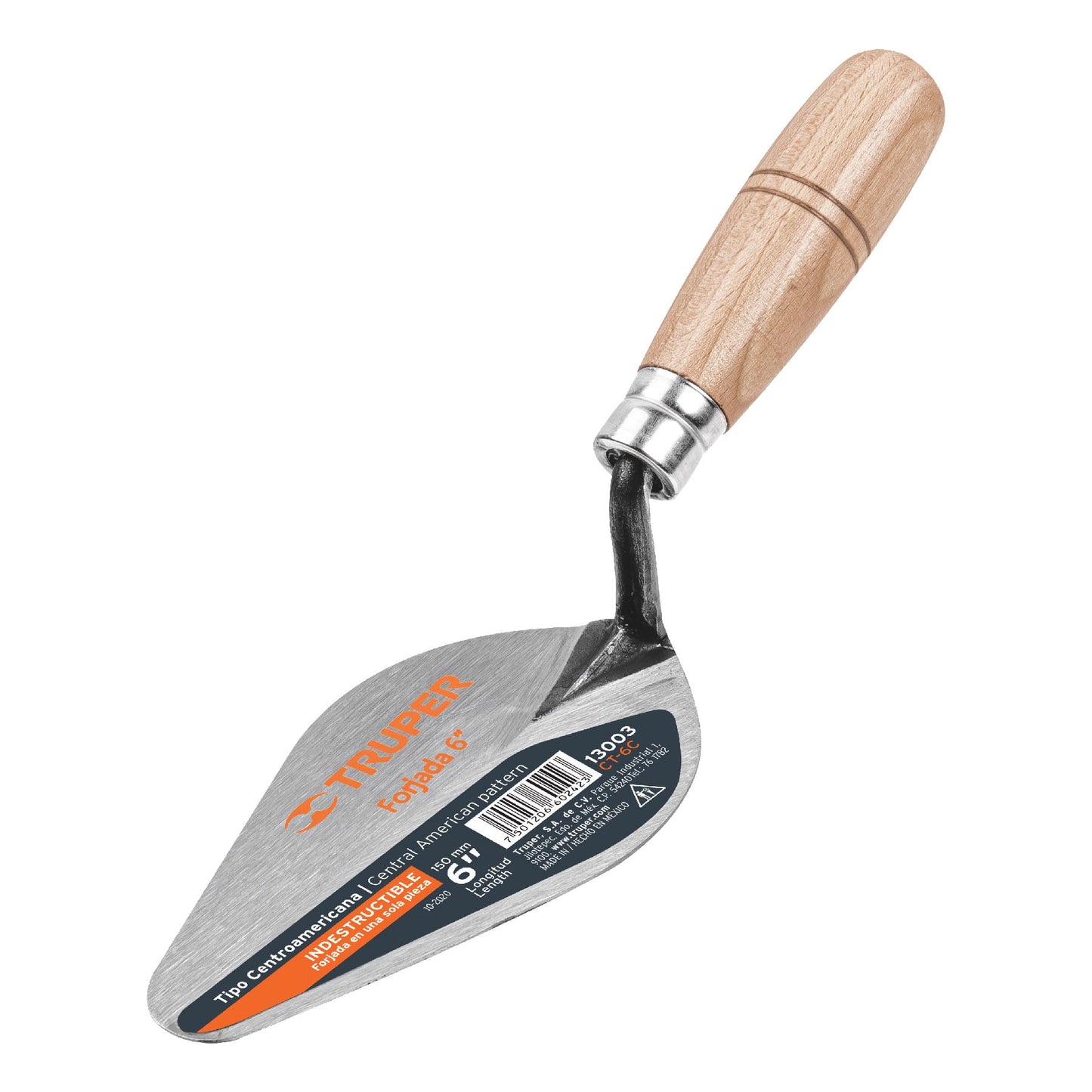 Cuchara Para Albañil 6' Forjada Tipo Ca, TRUPER