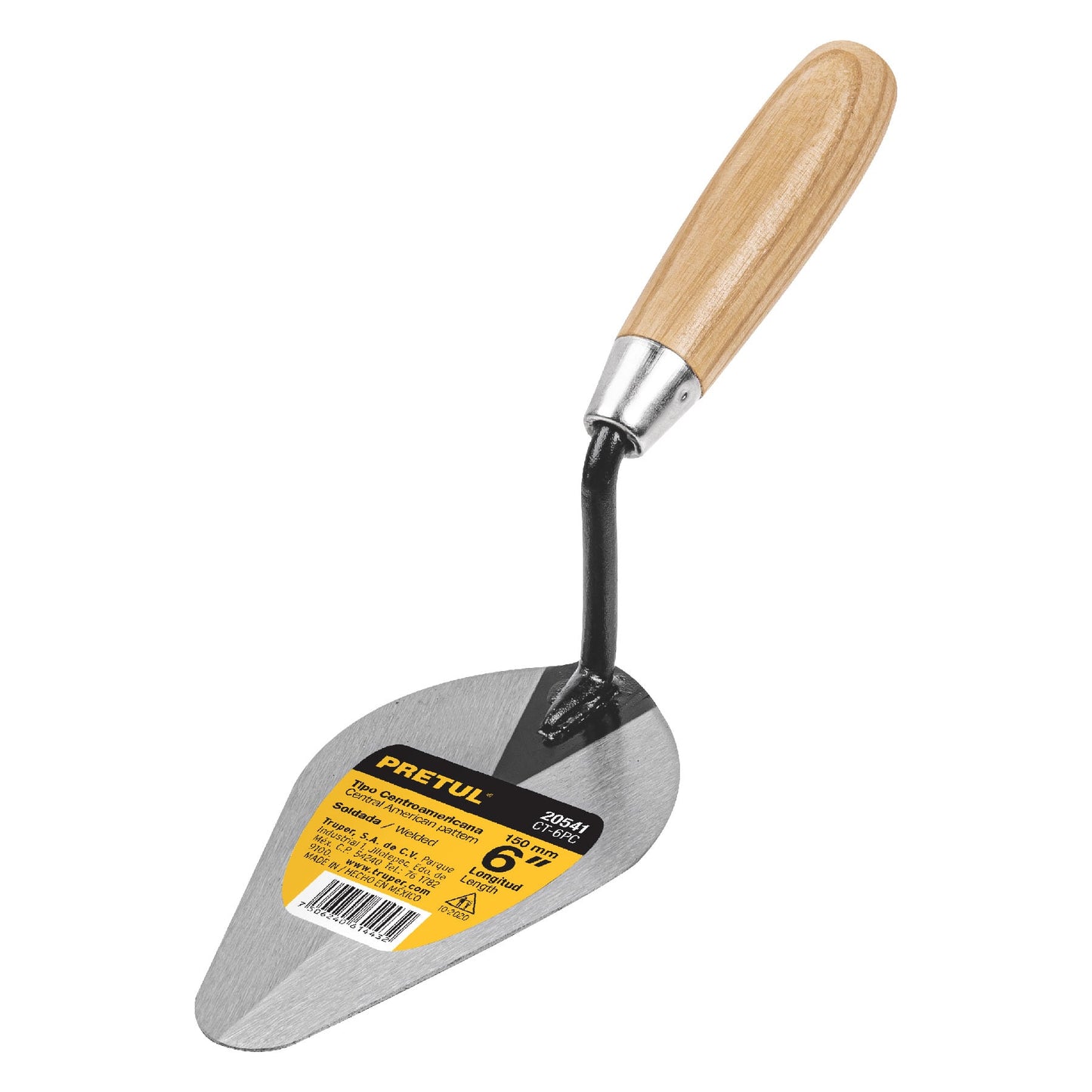 Cuchara Para Albañil 6 Tipo Ca, PRETUL