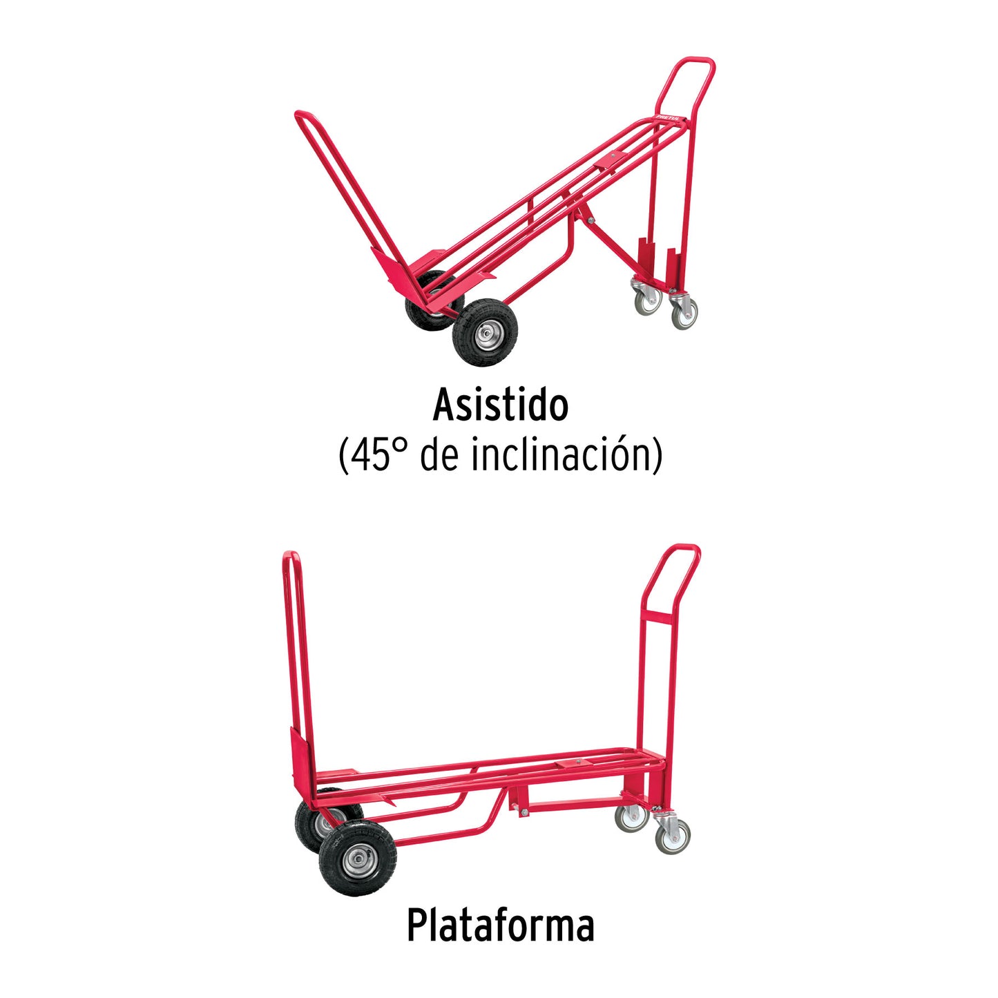 TROQUET DE CARGA CONVERTIBLE 3 EN 1, 270KG