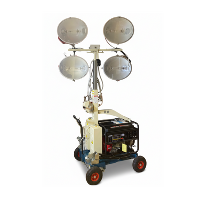 Torre de iluminación T6000, 4 focos de 1000W, JF