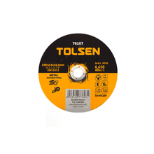 Disco de diamante corte en agua 9pulg x 7/8pulg, TOLSEN