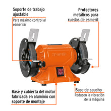 Esmeril De Banco De 5' De 1/4 HP, TRUPER