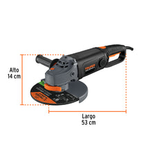 Esmeriladora Angular  9' 2100 W, Industrial, TRUPER