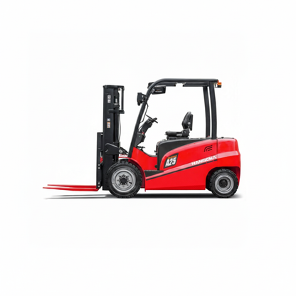 Montacargas Eléctrico 2.5 Ton, Batería Ácida 48V/500Ah con Cargador Basic II, Mástil Tríplex de 7M y Llantas Neumáticas Dobles