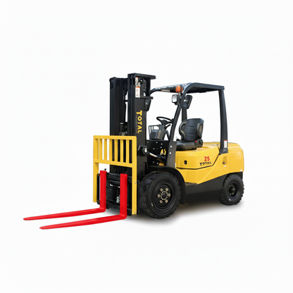 Montacargas Gasolina/Gas LP, Doble Combustible, Capacidad 2500KG, Motor NISSAN K25, Altura Máx.