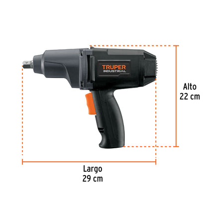 LLAVE DE IMPACTO 1/2' 900 W, INDUSTRIAL, TRUPER