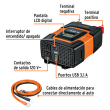 Inversor De Corriente 1200 W, TRUPER