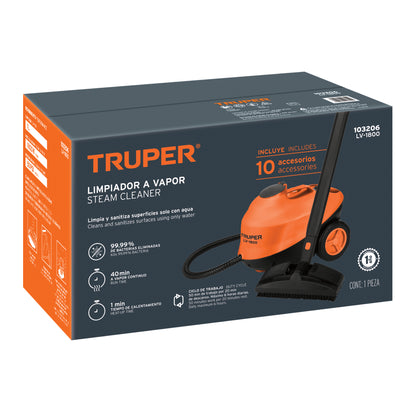 Limpiador A Vapor 1800W, TRUPER