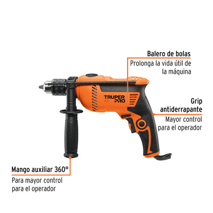 Rotomartillo 1/2' 650 W, Profesional, TRUPER